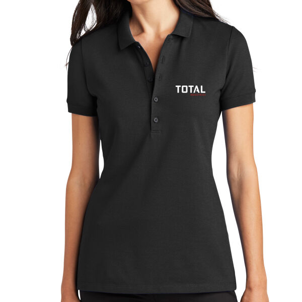 Total Industries Printed - Women's Stretch Heavyweight Pique Polo Thumbnail