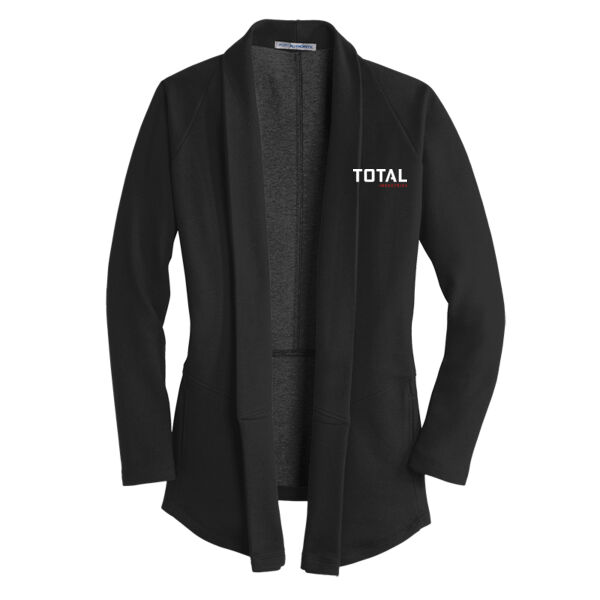 Total Industries Printed - Ladies Interlock Cardigan Thumbnail