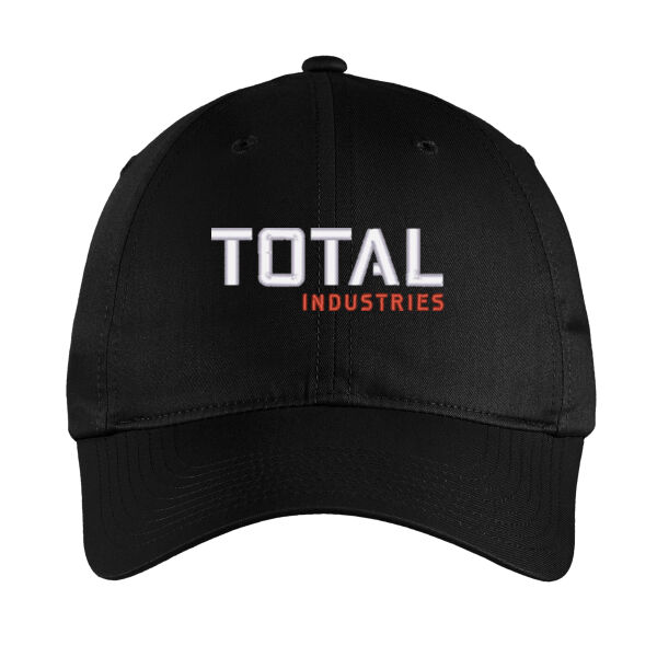 Total Industries Embroidered - Unstructured Cotton/Poly Twill Cap Thumbnail