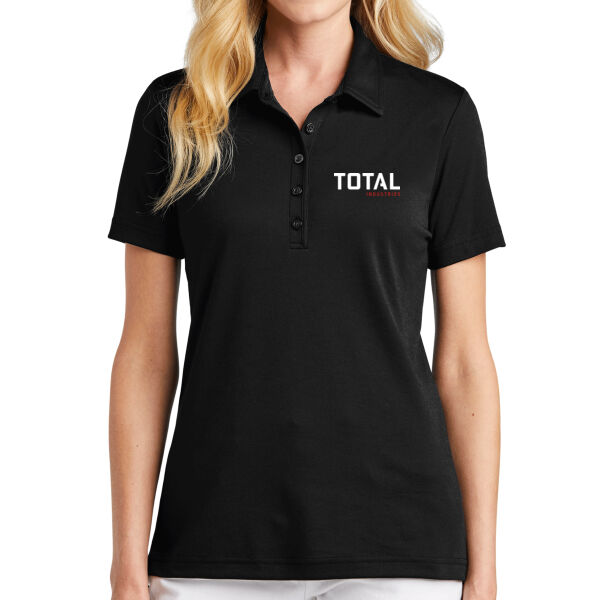 Total Industries Printed - Ladies Oceanside Solid Polo Thumbnail