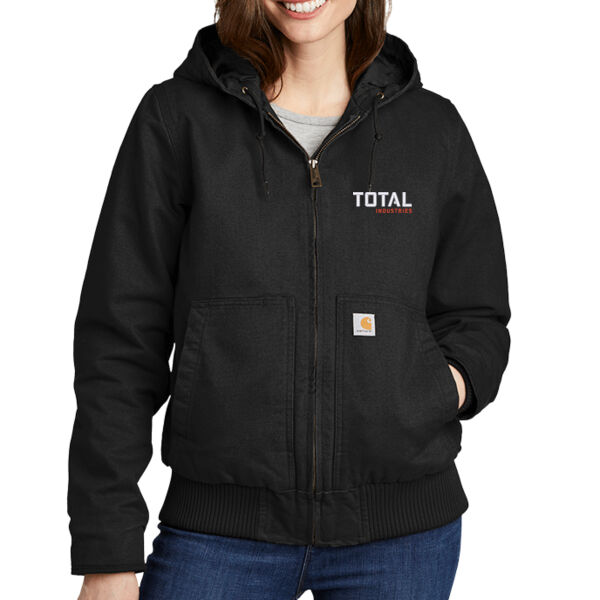Total Industries Embroidered - Women's Washed Duck Active Jac Thumbnail