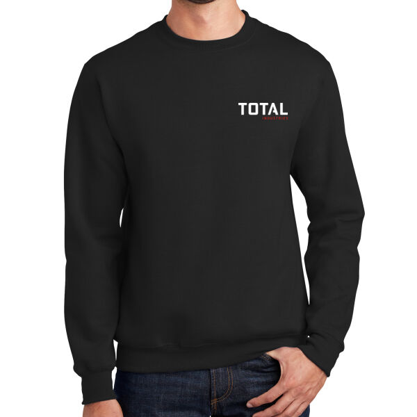 Total Industries Printed - Essential Fleece Crewneck Sweatshirt Thumbnail