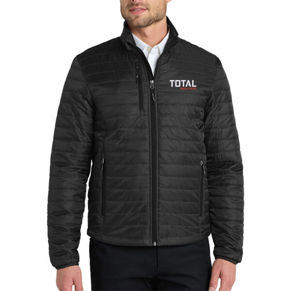 Total Industries Embroidered - Packable Puffy Jacket Thumbnail