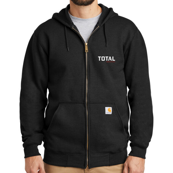 Total Industries Printed - Midweight Hooded Zip Front Sweatshirt Thumbnail