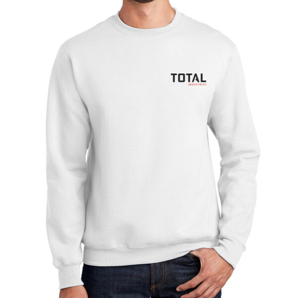 Total Industries Printed - Essential Fleece Crewneck Sweatshirt Thumbnail