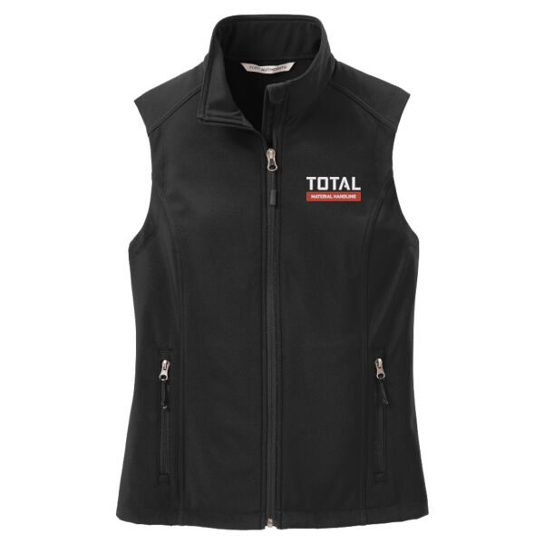 Total Industries Embroidered Material Handling - Ladies Core Soft Shell Vest Thumbnail