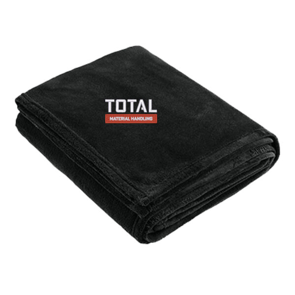 Total Industries Embroidered Material Handling - Oversized Ultra Plush Blanket Thumbnail