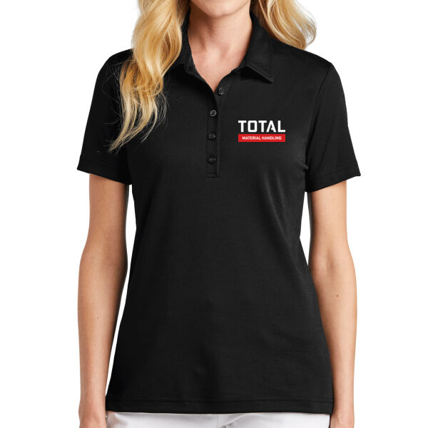 Total Industries Material Handling Printed - Ladies Oceanside Solid Polo Thumbnail