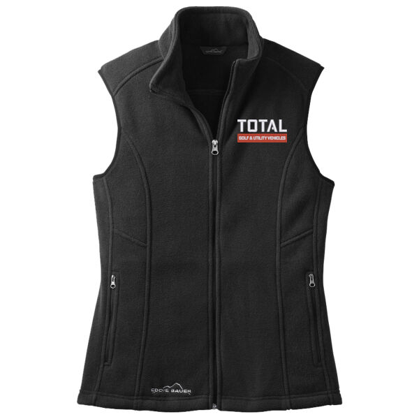 Total Industries Embroidered Golf & Utility - Ladies Fleece Vest Thumbnail