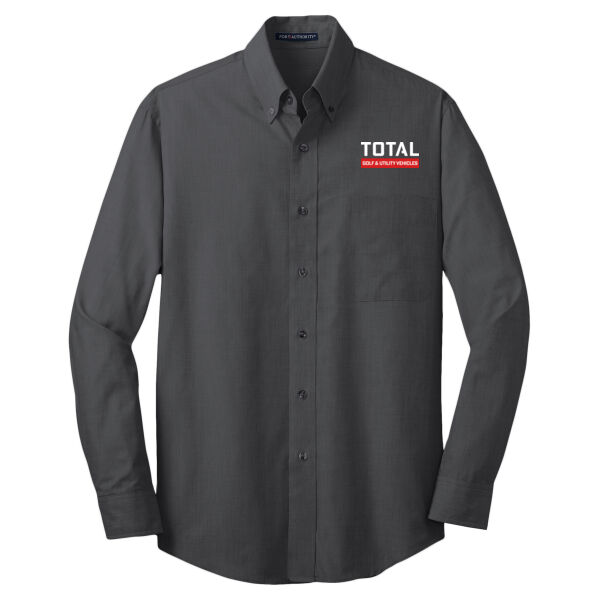 Total Industries Golf Utility Vehicles Printed - Crosshatch Easy Care Shirt Thumbnail