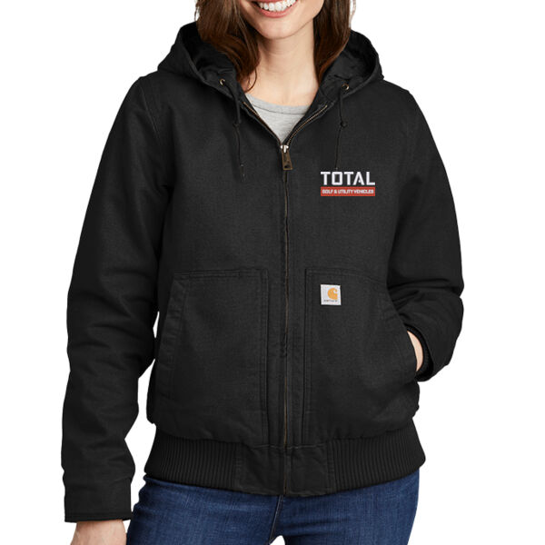Total Industries Embroidered Golf & Utility - Women's Washed Duck Active Jac Thumbnail