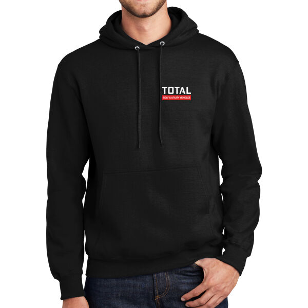 Total Industries Golf Utility Vehicles Printed - Essential Fleece Pullover Hooded Sweatshirt Thumbnail