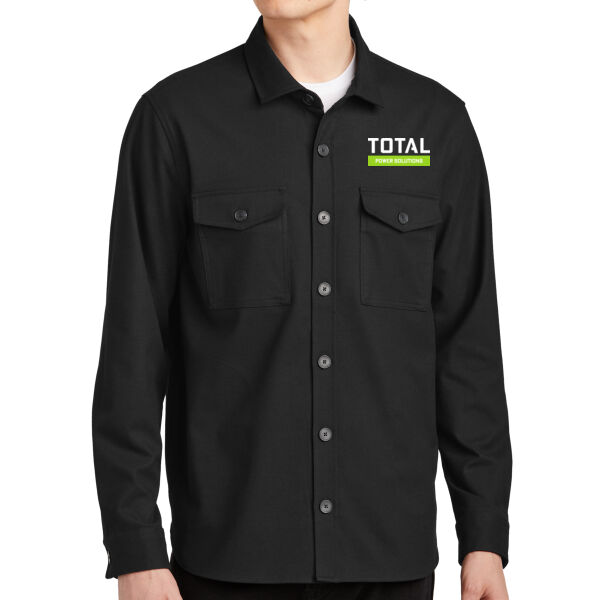 Total Industries Power Solutions Printed - Long Sleeve Twill Overshirt Thumbnail