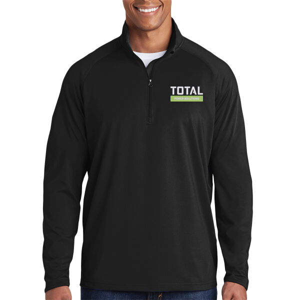 Total Industries Embroidered Power Solutions - Sport Wick ® Stretch 1/4 Zip Pullover Thumbnail