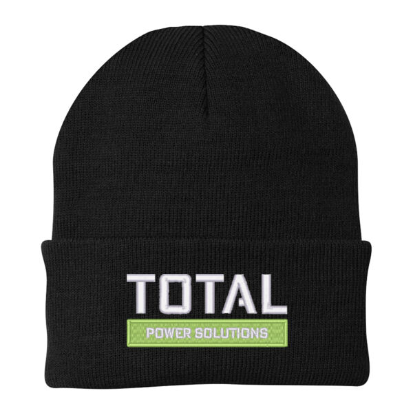 Total Industries Embroidered Power Solutions - Knit Cap Thumbnail