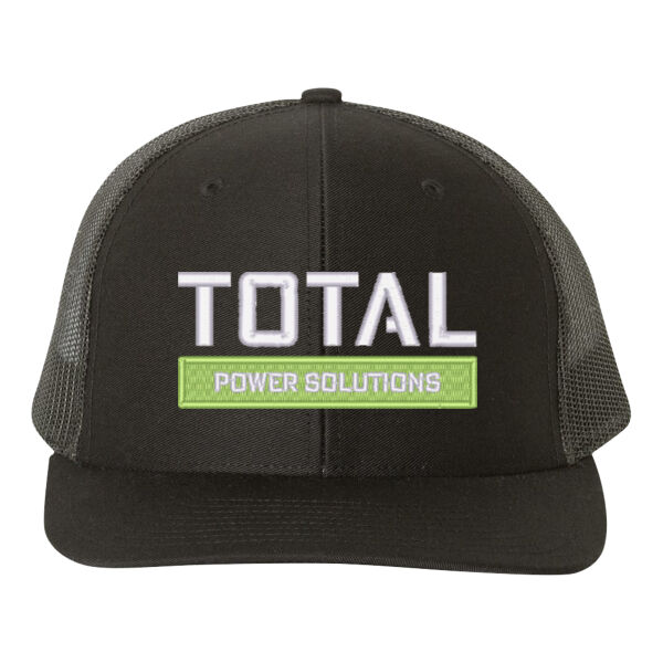 Total Industries Embroidered Power Solutions - Snapback Trucker Cap Thumbnail