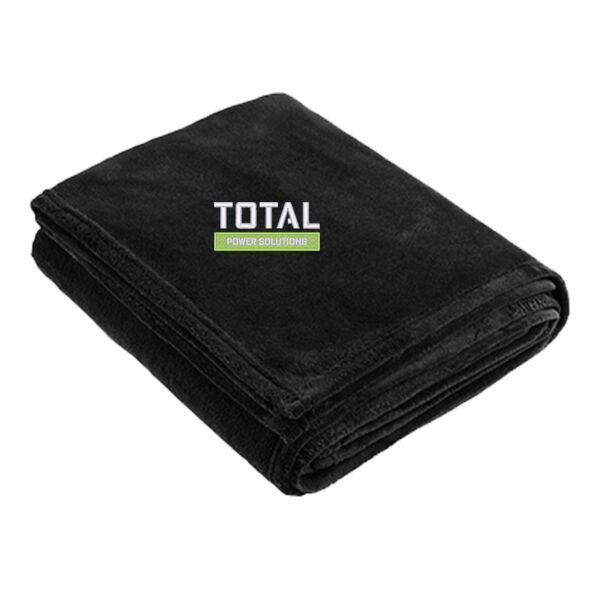Total Industries Embroidered Power Solutions - Oversized Ultra Plush Blanket Thumbnail