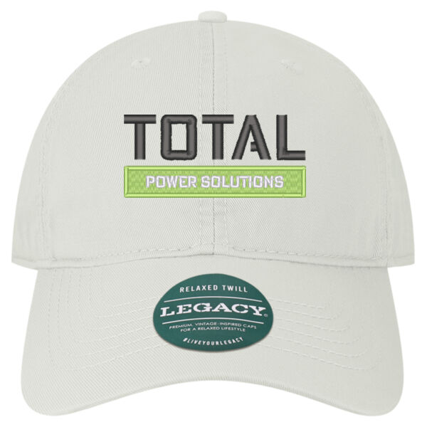 Total Industries Embroidered Power Solutions - Relaxed Twill Dad Hat Thumbnail