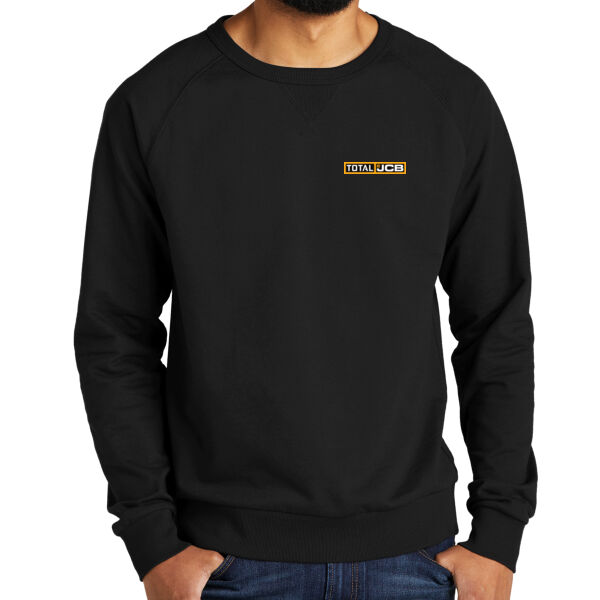 Total Industries Total JCB Printed - Unisex Organic French Terry Crewneck Sweatshirt Thumbnail