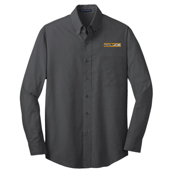 Total Industries Total JCB Printed - Crosshatch Easy Care Shirt Thumbnail