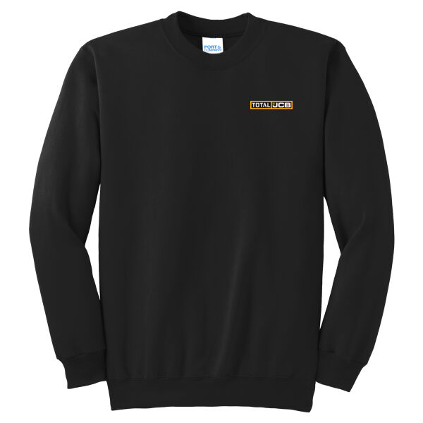 Total Industries Total JCB Printed - Tall Essential Fleece Crewneck Sweatshirt Thumbnail