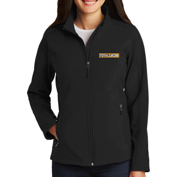 Total JCB Embroidered - Ladies Core Soft Shell Jacket Thumbnail