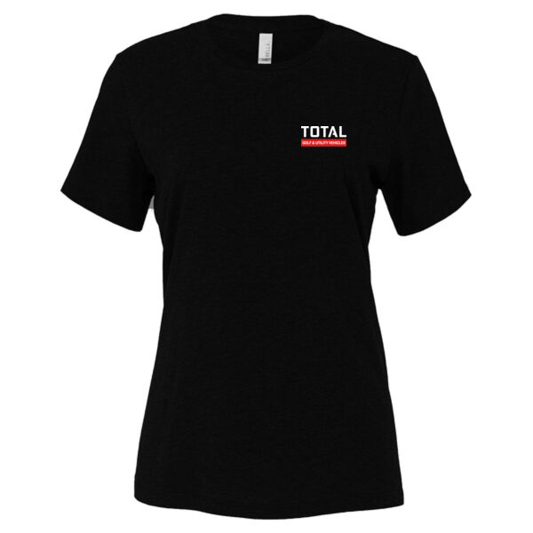 Total Industries Golf Utility Vehicles Printed - Women’s Relaxed Fit Heather CVC Tee Thumbnail