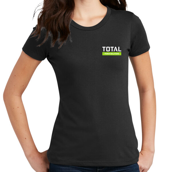 Total Industries Power Solutions Printed - Women's Perfect Blend ® CVC Tee Thumbnail