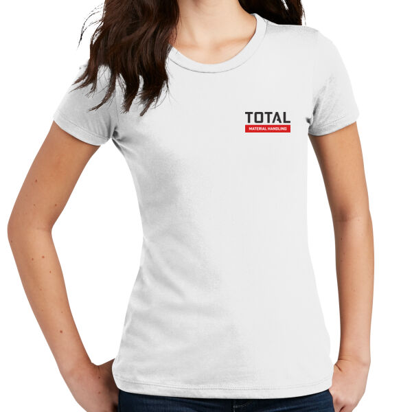 Total Industries Material Handling Printed - Women's Perfect Blend ® CVC Tee Thumbnail