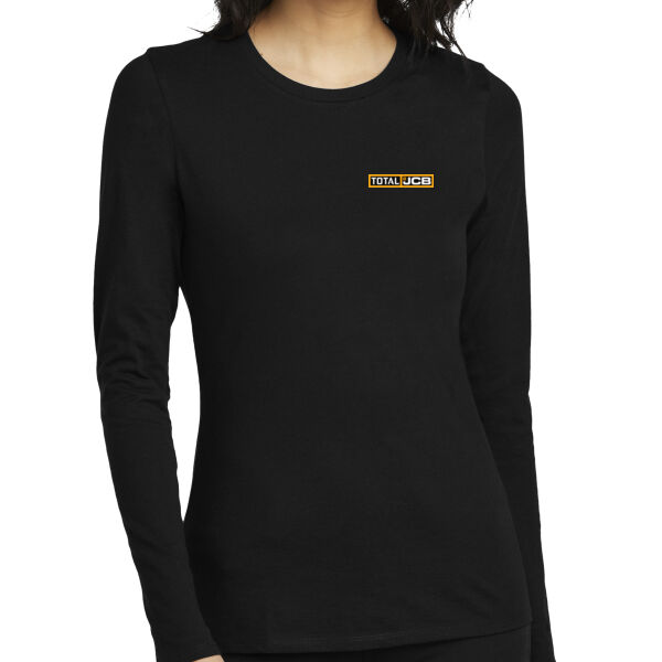 Total Industries Total JCB Printed - Women's Perfect Blend ® CVC Long Sleeve Tee Thumbnail