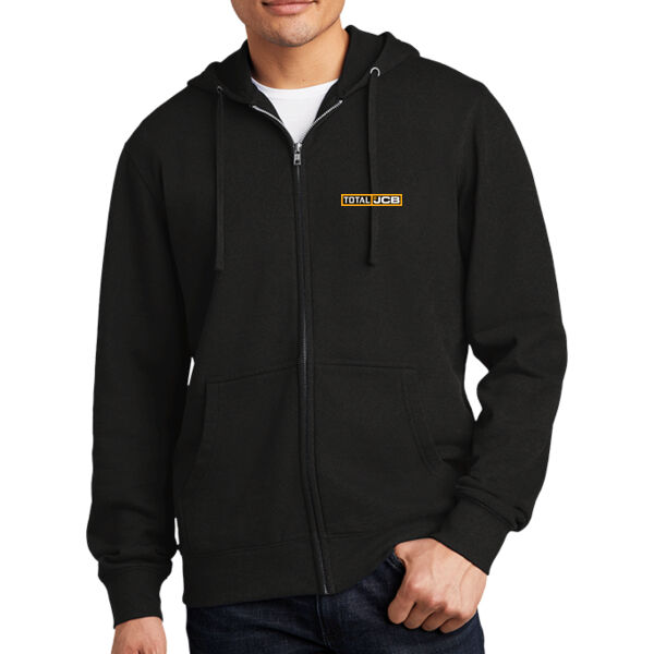 Total Industries Total JCB Printed - Fleece Full Zip Hoodie Thumbnail