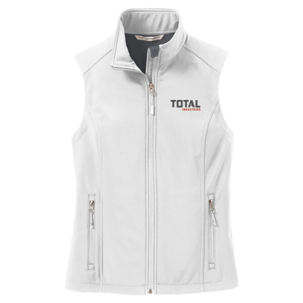 Total Industries Embroidered - Ladies Core Soft Shell Vest Thumbnail