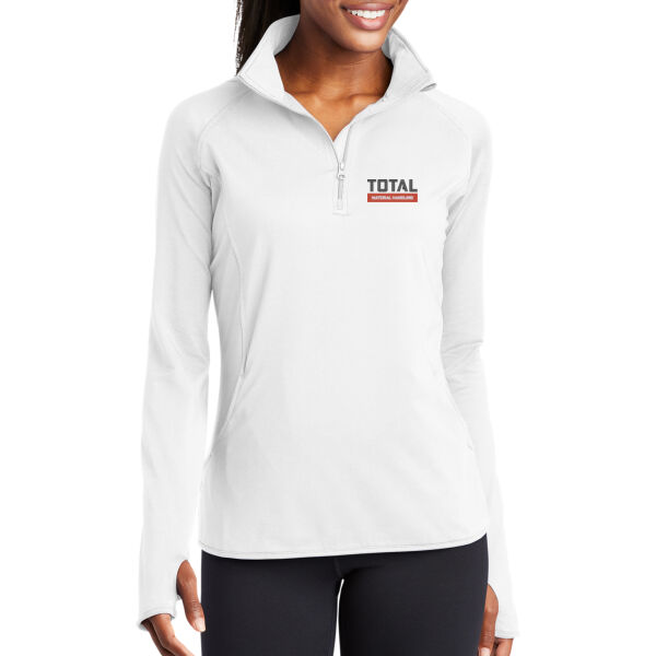 Total Material Handling Embroidered - Ladies Sport Wick ® Stretch 1/4 Zip Pullover Thumbnail
