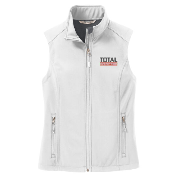 Total Industries Embroidered Golf & Utility - Ladies Core Soft Shell Vest Thumbnail