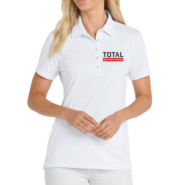 Total Industries Golf Utility Vehicles Printed - Ladies Oceanside Solid Polo Thumbnail