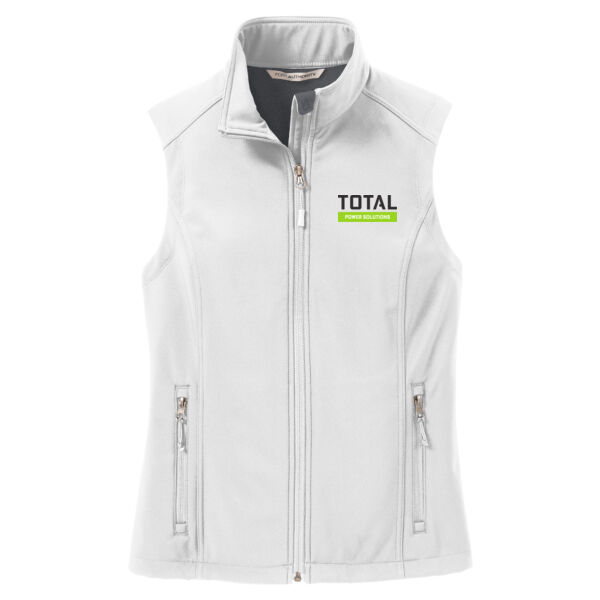 Total Industries Power Solutions Printed - Ladies Core Soft Shell Vest Thumbnail