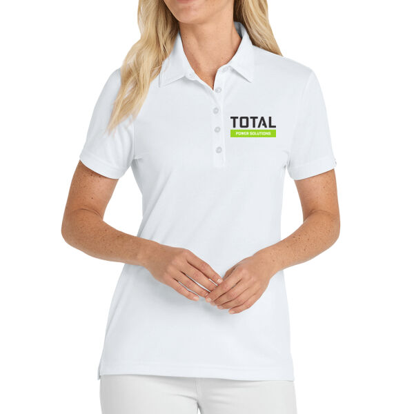 Total Industries Power Solutions Printed - Ladies Oceanside Solid Polo Thumbnail